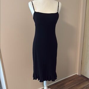 Black Spaghetti Strap Dress Size M LBD